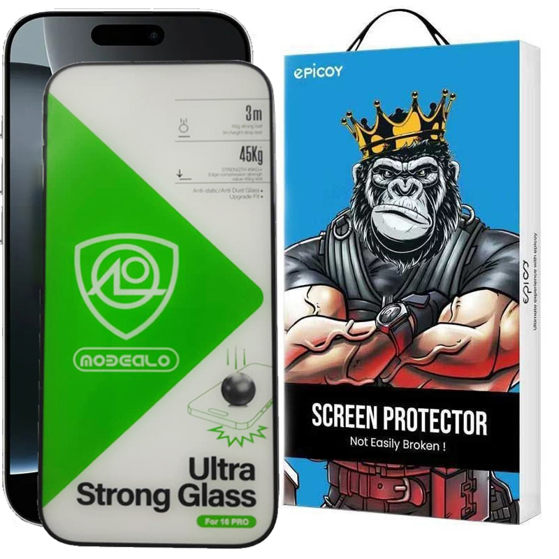 محافظ صفحه نمایش اپیکوی مدل Ultra Strong Glass مناسب برای گوشی موبایل اپل iPhone 16 Pro Max