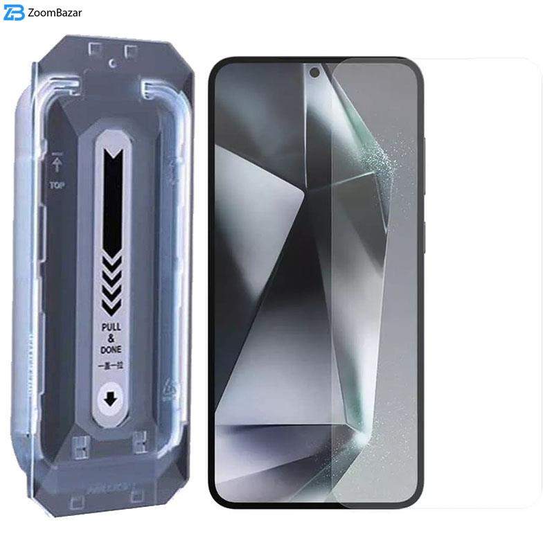 محافظ صفحه نمایش نیلکین مدل H Plus Pro مناسب برای گوشی موبایل سامسونگ Galaxy S25 به همراه کیت نصب