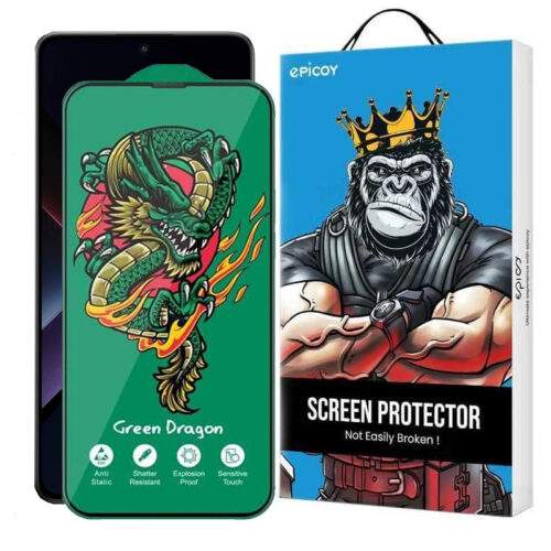محافظ صفحه نمایش اپیکوی مدل Green Dragon ExplosionProof مناسب برای گوشی موبایل شیائومی Poco X7 Pro/X7/X6 Pro/X6