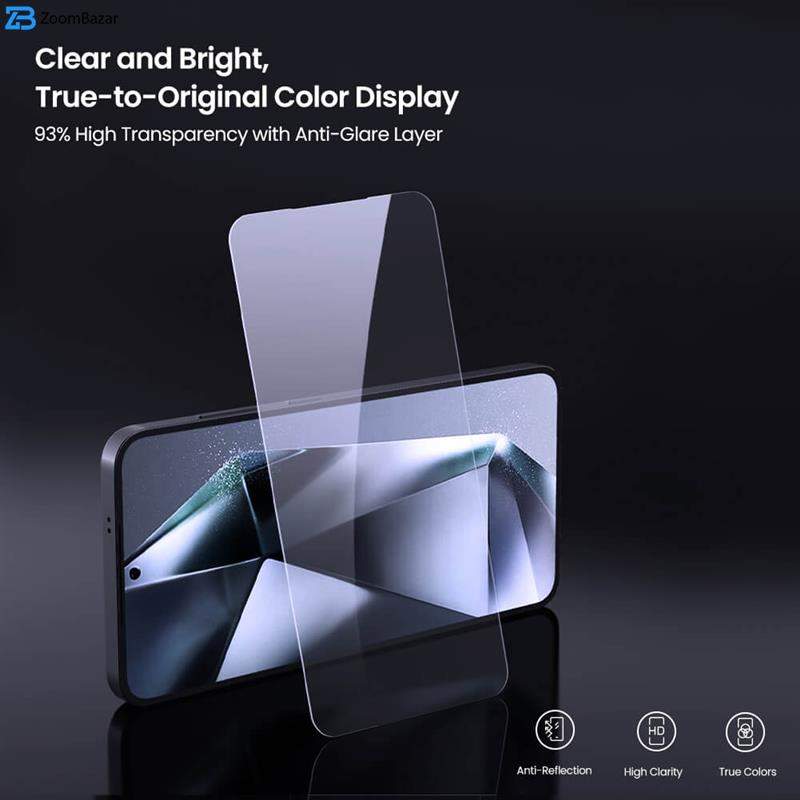 محافظ صفحه نمایش نیلکین مدل H Plus Pro مناسب برای گوشی موبایل سامسونگ Galaxy S25 به همراه کیت نصب