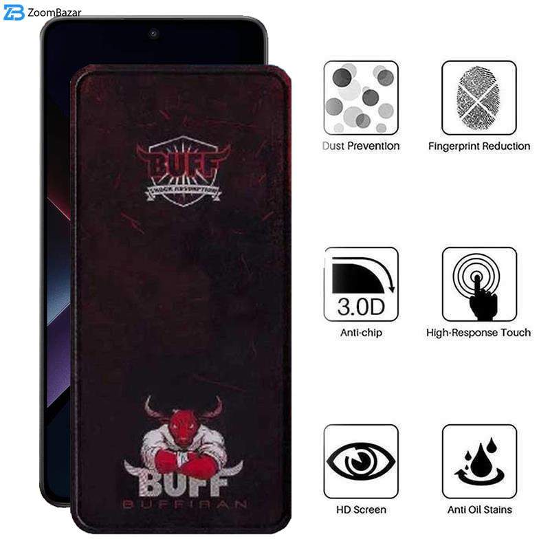محافظ صفحه نمایش بوف مدل Muscle-Bull-G مناسب برای گوشی موبایل شیائومی Poco X7 Pro / Redmi Note 14