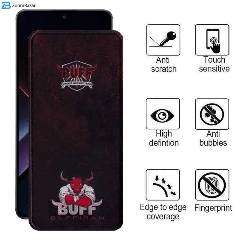 محافظ صفحه نمایش بوف مدل Muscle-Bull مناسب برای گوشی موبایل شیائومی Poco X7 Pro/X7/X6 Pro/X6
