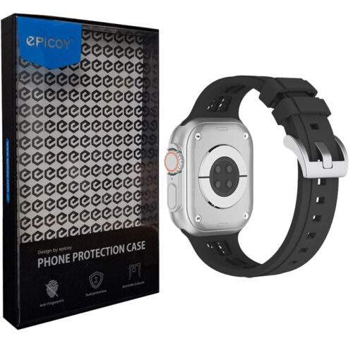 بند اپیکوی مدل Warch مناسب برای اپل واچ سری 1/2/3/4/5/6/7/8/9/SE/Ultra سایز 42/44/45/49 میلی متری