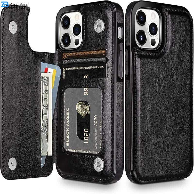 کاور اِپیکوی مدل Leather Detachable Wallet مناسب برای گوشی موبایل اپل iPhone 16 Pro Max
