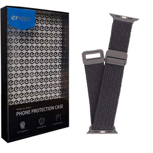 بند اپیکوی مدل Solo-Loop مناسب برای اپل واچ سری 1/2/3/4/5/6/7/8/9/SE/Ultra سایز 42/44/45/49 میلی متری