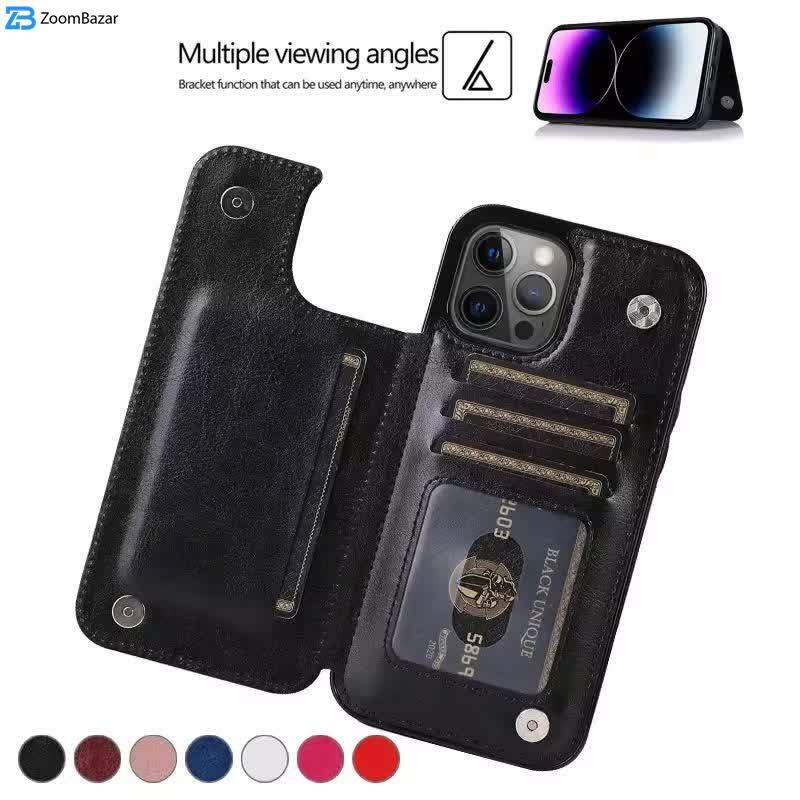 کاور اِپیکوی مدل Leather Detachable Wallet مناسب برای گوشی موبایل اپل iPhone 16 Pro Max