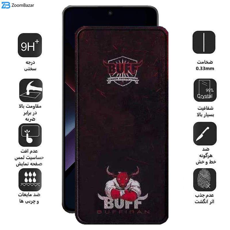 محافظ صفحه نمایش بوف مدل Muscle-Bull-G مناسب برای گوشی موبایل شیائومی Poco X7 Pro/X7/X6 Pro/X6