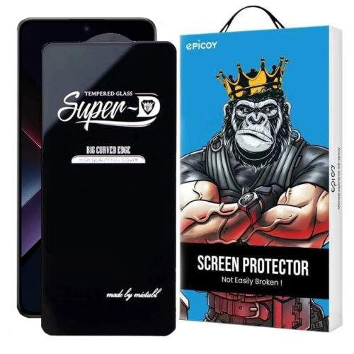 محافظ صفحه نمایش اپیکوی مدل Super 5D مناسب برای گوشی موبایل شیائومی Poco X7 Pro / X6 Pro / Redmi Note 14 / Turbo 4