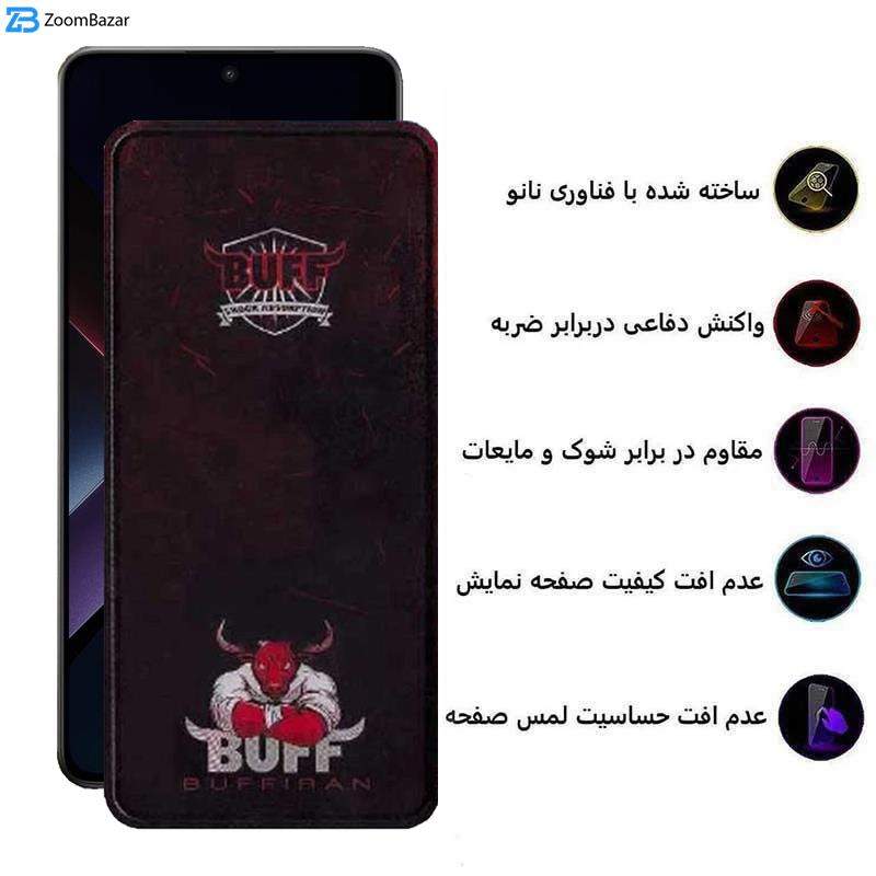 محافظ صفحه نمایش بوف مدل Muscle-Bull مناسب برای گوشی موبایل شیائومی Poco X7 Pro/X7/X6 Pro/X6