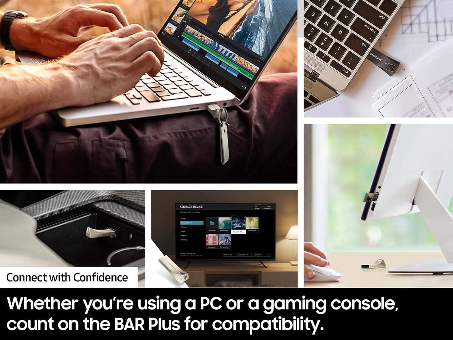 فلش مموری سامسونگ مدل Bar Plus USB 3.1 ظرفیت 32 گیگابایت به همراه گارانتی مادام العمر مامیترا - Image 5