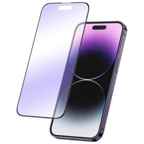 محافظ صفحه نمایش گرین لاین مدل Purple Anti-blue Matte مناسب برای گوشی موبایل اپل iphone 16/15/14 pro