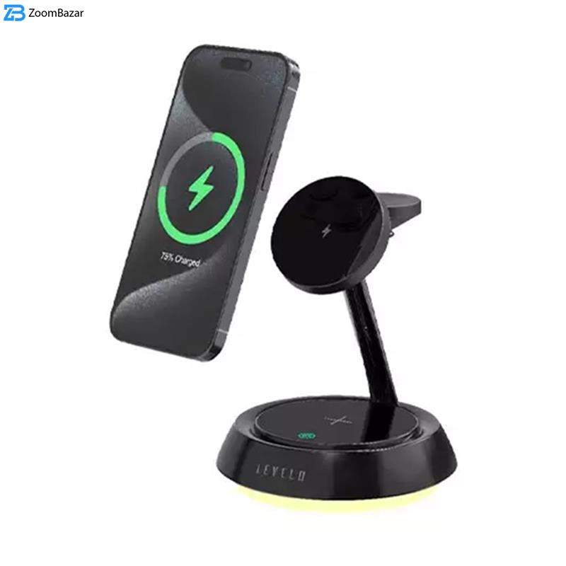 شارژ رومیزی وایرلس سینیز لولو مدل LVLSN31WCBK