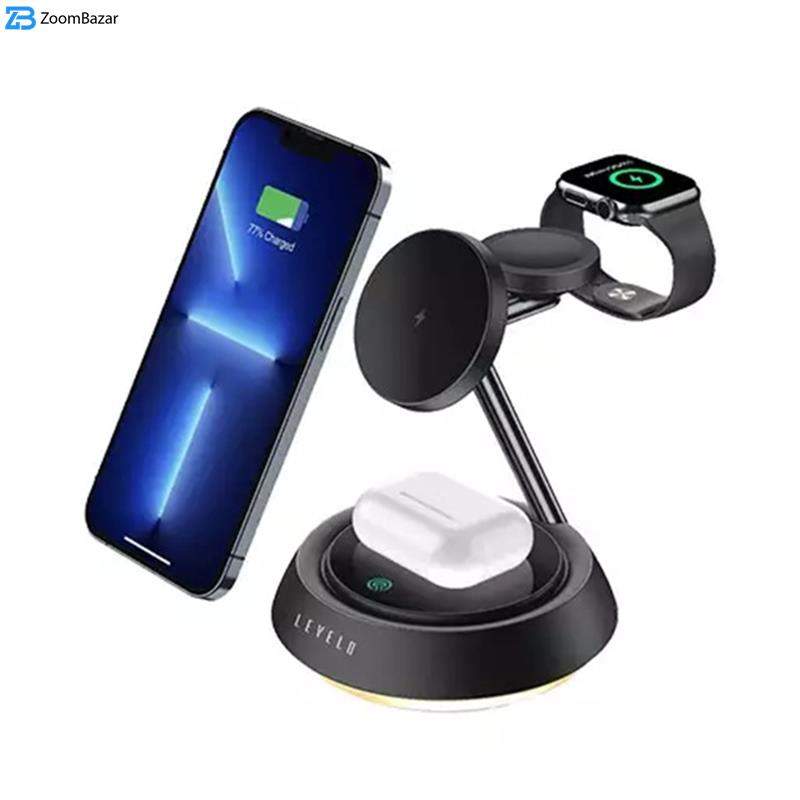 شارژ رومیزی وایرلس سینیز لولو مدل LVLSN31WCBK