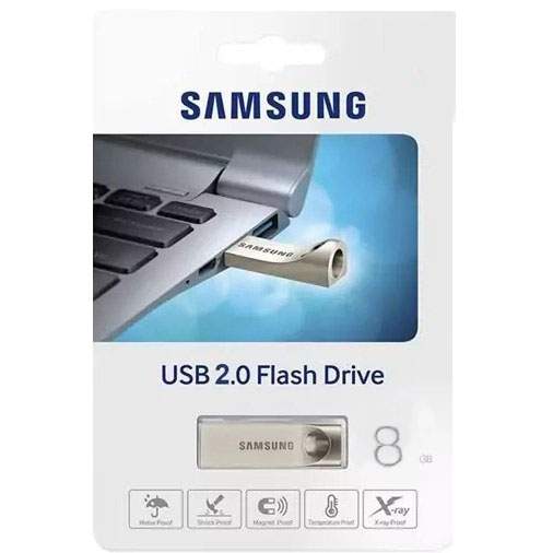 فلش مموری سامسونگ مدل Bar USB 2.0 ظرفیت 8 گیگابایت به همراه گارانتی مادام العمر مامیترا - Image 4
