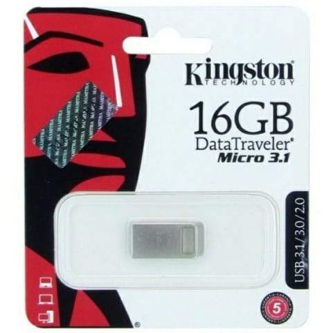 فلش مموری کینگ استون مدل U3 ظرفیت 16 گیگابایت به همراه گارانتی مادام العمر مامیترا