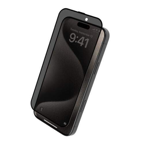 محافظ صفحه نمایش لِولو مدل 3D Resin Glue Privacy مناسب برای گوشی موبایل اپل iPhone 16 Pro Max