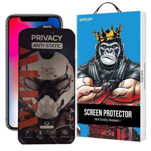 محافظ صفحه نمایش حریم شخصی اپیکوی مدل Alpha مناسب برای گوشی موبایل اپل iPhone 11 Pro / XS / X