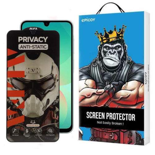 محافظ صفحه نمایش حریم شخصی اپیکوی مدل Alpha مناسب برای گوشی موبایل سامسونگ Galaxy A26 / A16