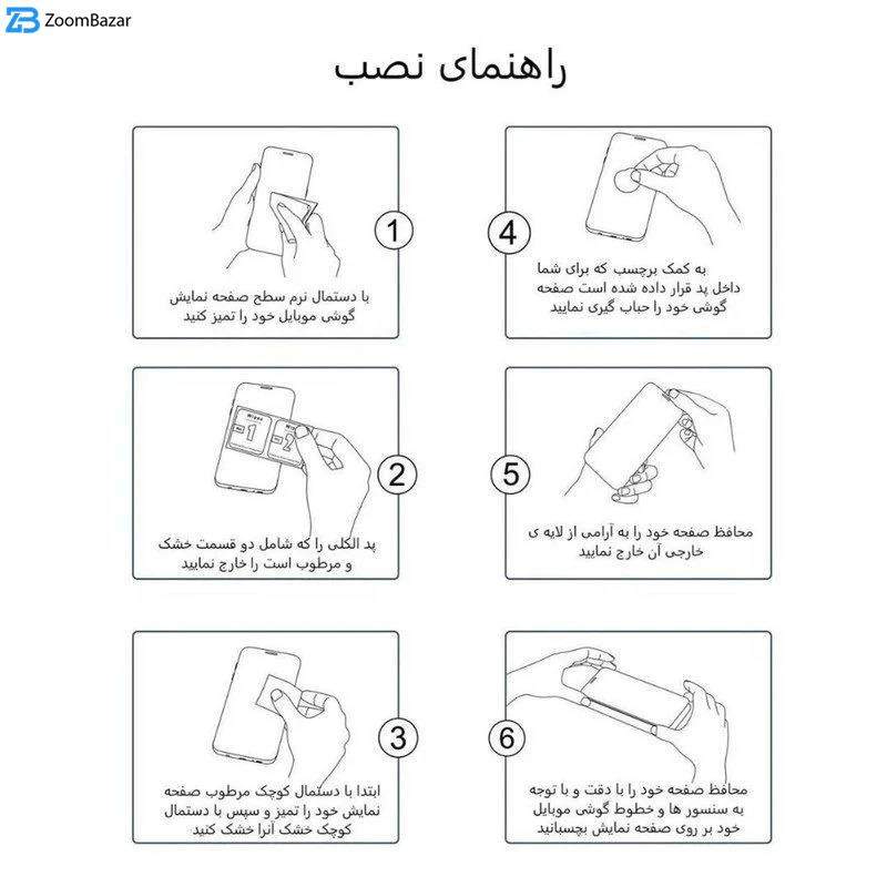 محافظ صفحه نمایش حریم شخصی اپیکوی مدل Privacy مناسب برای گوشی موبایل ناتینگ فون 3A / 3A Pro