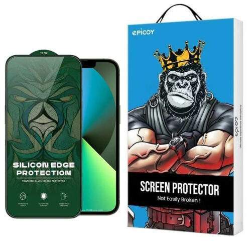محافظ صفحه نمایش اپیکوی مدل Silicon Edges مناسب برای گوشی موبایل اپل iPhone 16e / 13 / 13 Pro/ 14