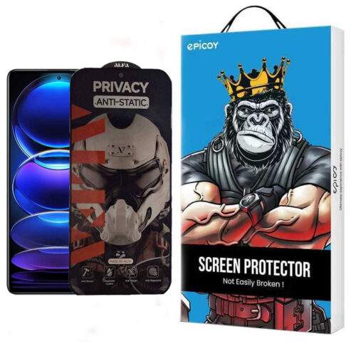 محافظ صفحه نمایش حریم شخصی اپیکوی مدل Alpha مناسب برای گوشی موبایل شیائومی Redmi Note 12 Pro Plus / Note 12 Turbo / Note 12 Pro / Note 12 5G / Note 12 4G / Note 12 (China)