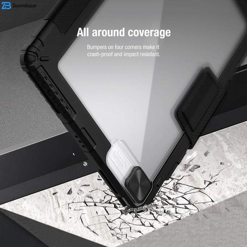 کیف کلاسوری نیلکین مدل Camshield Bumper مناسب برای تبلت اپل (2022 / 2021 / 2020) iPad Air13(2025) / iPad Air13(2024) /iPad 12.9