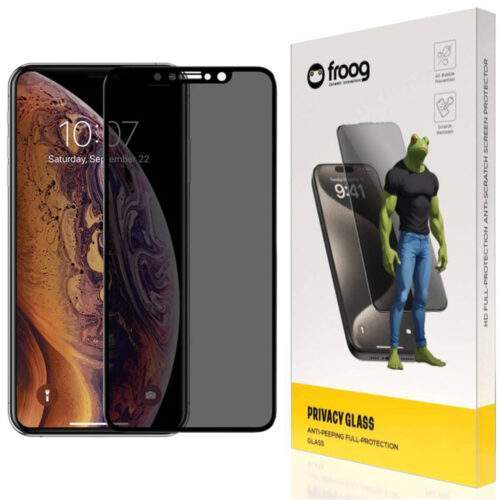 محافظ صفحه نمایش حریم شخصی فراگ مدل Privacy مناسب برای گوشی موبایل اپل iPhone 11 Pro Max / XS Max