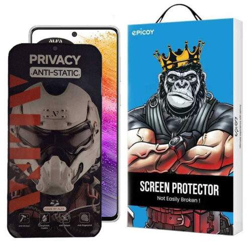 محافظ صفحه نمایش حریم شخصی اپیکوی مدل Alpha مناسب برای گوشی موبایل سامسونگ Galaxy A73 5G/ A72/ A71/ M54/ M53/ M52 5G/ M51