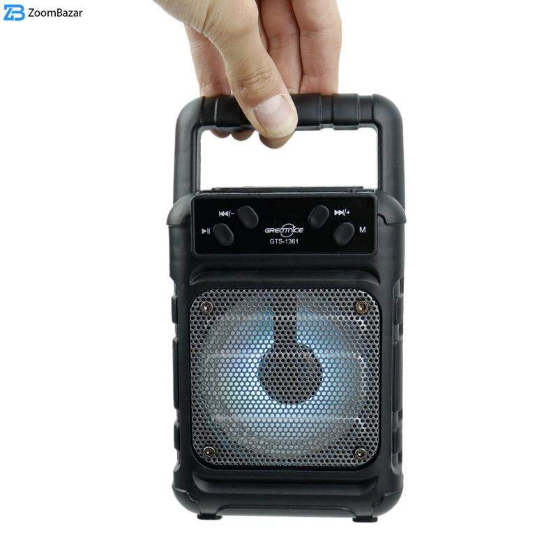 اسپیکر بلوتوثی قابل حمل مدل GREATNICE GTS-1361
