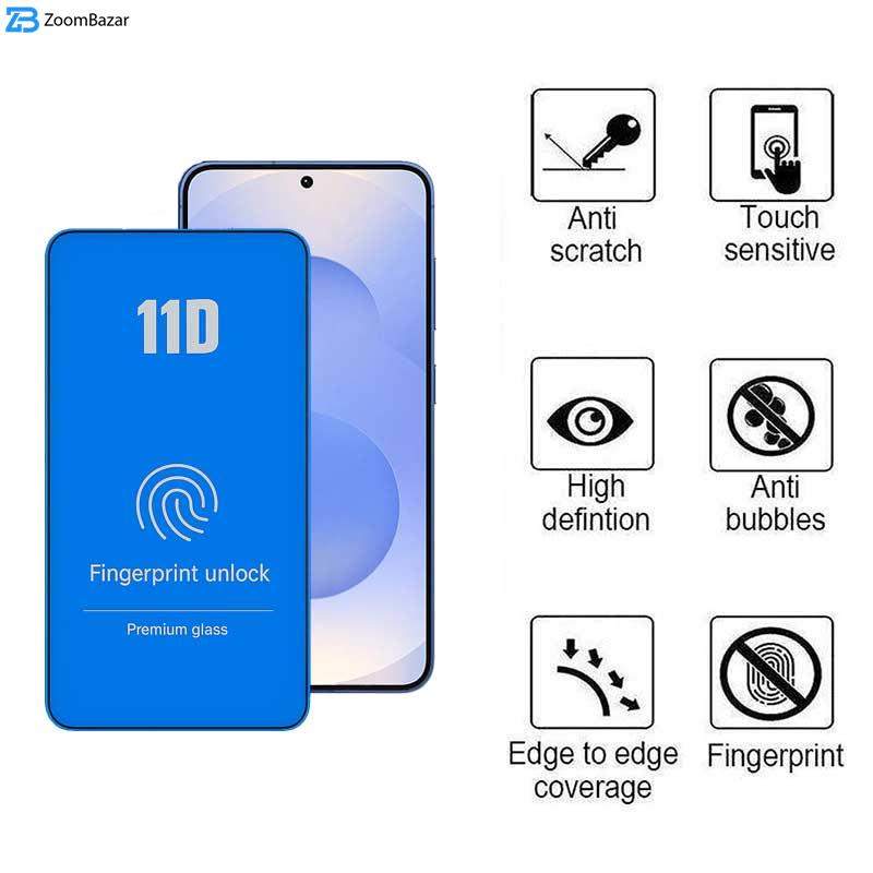 محافظ صفحه نمایش 11D اپیکوی مدل Blue ESD مناسب برای گوشی موبایل سامسونگ Galaxy S25