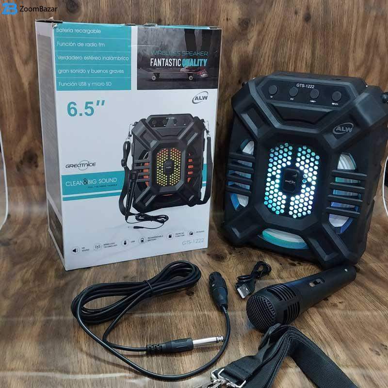 اسپیکر بلوتوثی قابل حمل ای ال دبلیو مدل GTS-1222
