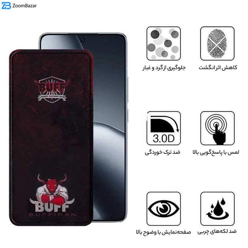 محافظ صفحه نمایش بوف مدل Muscle-Bull-Guarantee مناسب برای گوشی موبایل شیائومی Poco F7 Ultra / Poco F7 Pro /Xiaomi 15s Pro