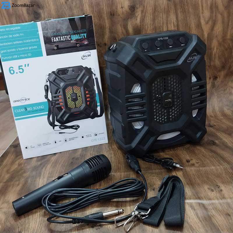 اسپیکر بلوتوثی قابل حمل ای ال دبلیو مدل GTS-1222