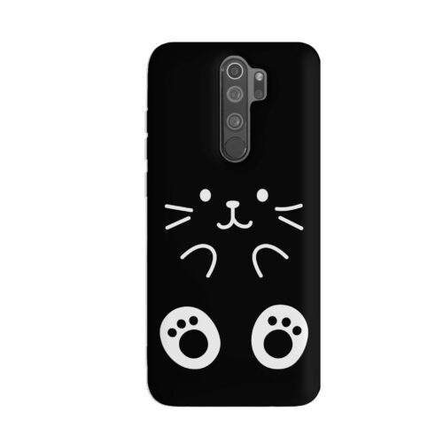 کاور قاب گارد طرح گربه مینیمال کیوت کد t6518 مناسب برای گوشی موبایل شیائومی Redmi Note 8 Pro