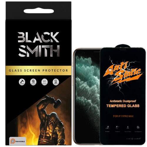 محافظ صفحه نمایش پی اس ام موبایل مدل BlackSmith مناسب برای گوشی موبایل اپل iPhone 11 Pro Max