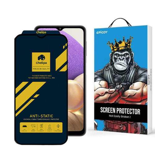 محافظ صفحه نمایش اپیکوی مدل Chelipa Anti-Static مناسب برای گوشی موبایل سامسونگ Galaxy A23/A13/A12/A32 5G/M12/M32 5G/A03s/A03/A03 Core/A02s/A02/A12 Nacho