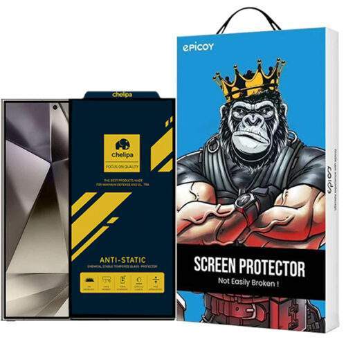 محافظ صفحه نمایش اپیکوی مدل Chelipa Anti-Static مناسب برای گوشی موبایل سامسونگ Galaxy S24 Ultra