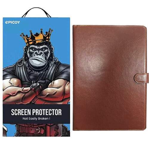 کیف کلاسوری اپیکوی مدل Leather Tab Wallet مناسب برای تبلت شیائومی Redmi Pad Pro 12.1 / Poco Pad 12.1
