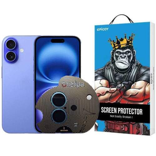 محافظ لنز دوربین اپیکوی مدل Chelipa مناسب برای گوشی موبایل اپل iPhone 16 / 16 Plus