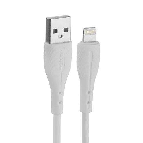 کابل تبدیل USB به لایتنینگ موکسوم مدل MX-CB80 طول 0.30  متر