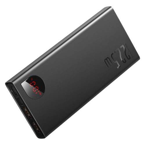 پاوربانک باسئوس مدل ADAMAN METAL DIGITAL DISPLAY ظرفیت 10000 میلی آمپر ساعت