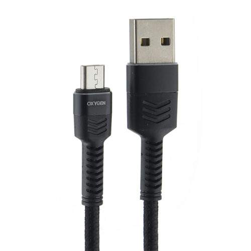 کابل تبدیل USB به MicroUSB اکسیژن مدل LX10 طول 1 متر