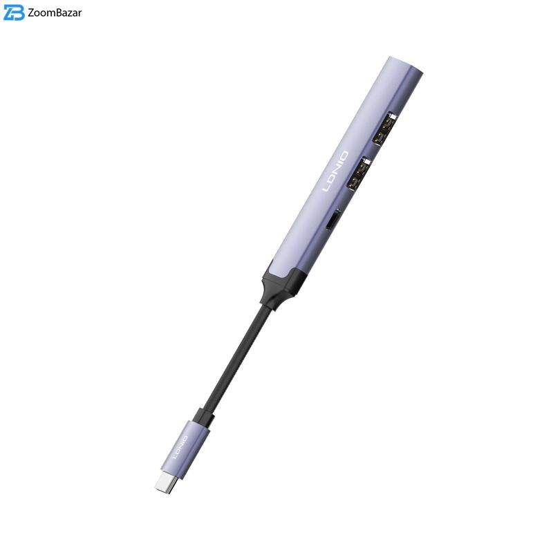 هاب 4 پورت USB-C الدینیو مدل DS-34C