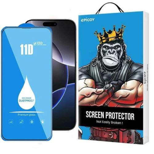 محافظ صفحه نمایش اپیکوی مدل Blue ESD مناسب برای گوشی موبایل اپل iPhone 17 Pro