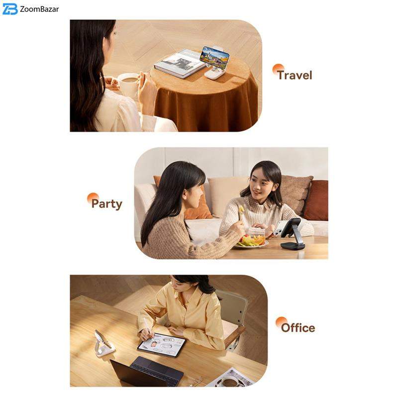 پایه نگهدارنده گوشی موبایل بیسوس مدل Seashell Series