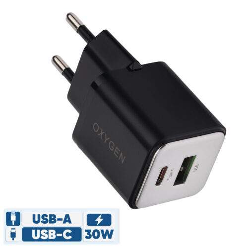 شارژر دیواری 30 وات اکسیژن مدل CH-9 به همراه کابل USB-C