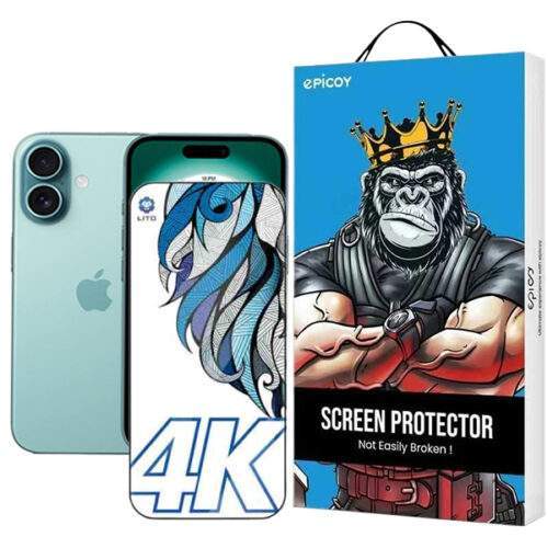 محافظ صفحه نمایش اپیکوی مدل Lion stereo vision مناسب برای گوشی موبایل اپل iPhone 17 Pro / 17 / 16 Pro