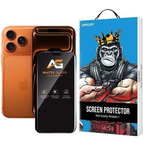 محافظ صفحه نمایش مات اپیکوی مدل AG Matte Etching مناسب برای گوشی موبایل اپل iPhone 17 Pro / 17 / 16 Pro