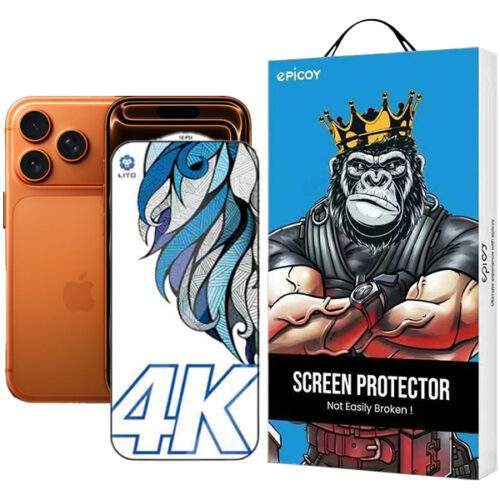 محافظ صفحه نمایش اپیکوی مدل Lion stereo vision مناسب برای گوشی موبایل اپل iPhone 17 Pro Max