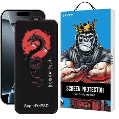 محافظ صفحه نمایش اپیکوی مدل Red Dragon ESD مناسب برای گوشی موبایل اپل iPhone 16 / 15 / 14 Pro